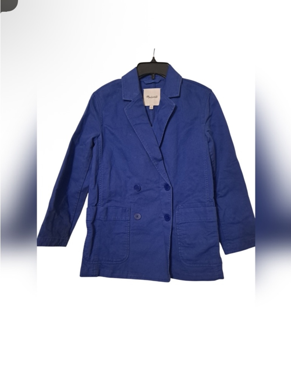 Madewell Bluestone Crossover Chino Blazer Double Breasted